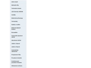 E-shop s elektroinstalačním materiálem a technikou