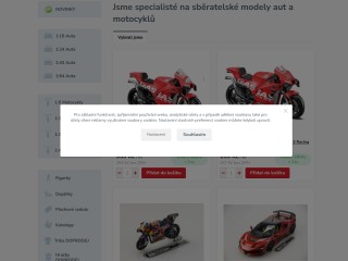 Abecedamodelu specialista na sběratelské modely aut a motocyklů