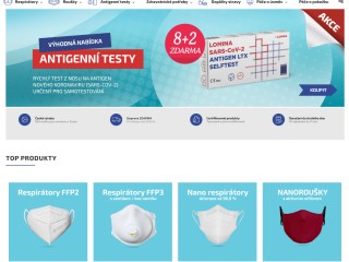 ProZdravotniky.cz - Prodej roušek, respirátorů a dezinfekčních přípravků