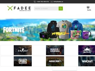 Fadee.cz - Internetový obchod pro milovníky online her