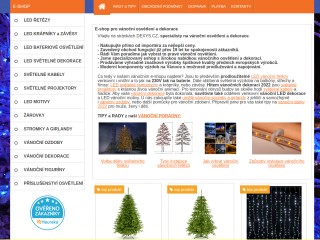 LED Vánoční osvětlení a dekorace 2022 DEXYS.CZ