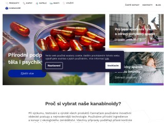 CannaCare - Výzkum a výroba přípravků s obsahem kanabinoidů CBG a CBD