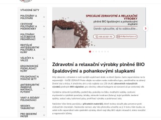 Zdravotní a relaxační výrobky plněné BIO náplněmi | TARA