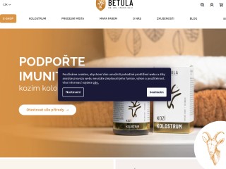 Vítejte v našem obchodě - Betula