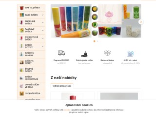 Výroba a prodej autorských svíček, velkoobchod svíček, on-line prodej svíček, dárkové zboží, dekorac