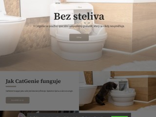 Robotická kočičí toaleta CatGenie - záchod pro kočky bez steliva