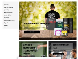 Gymtime.cz | Vše pro fitness a zdraví | Sportovní výživa a oblečení