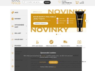 STARNAILS.cz - gel laky, UV gely, UV/LED lampy, profesionální nehtová kosmetika