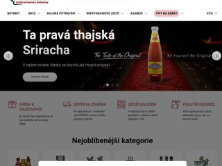 Asijské potraviny a delikatesy - sambalshop.cz
