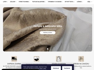 CH DESIGN - záclony, látky, bytový textil a interiérové doplňky