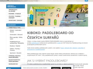 KIBOKO - česká značka paddleboardů, prodej, půjčovna a servis